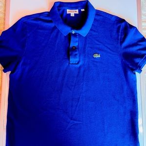 Mens Lacoste Polo Royal Blue size XL